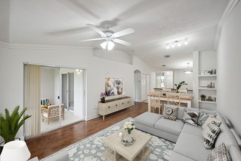 Living Room at Gateway Club, Boynton Beach